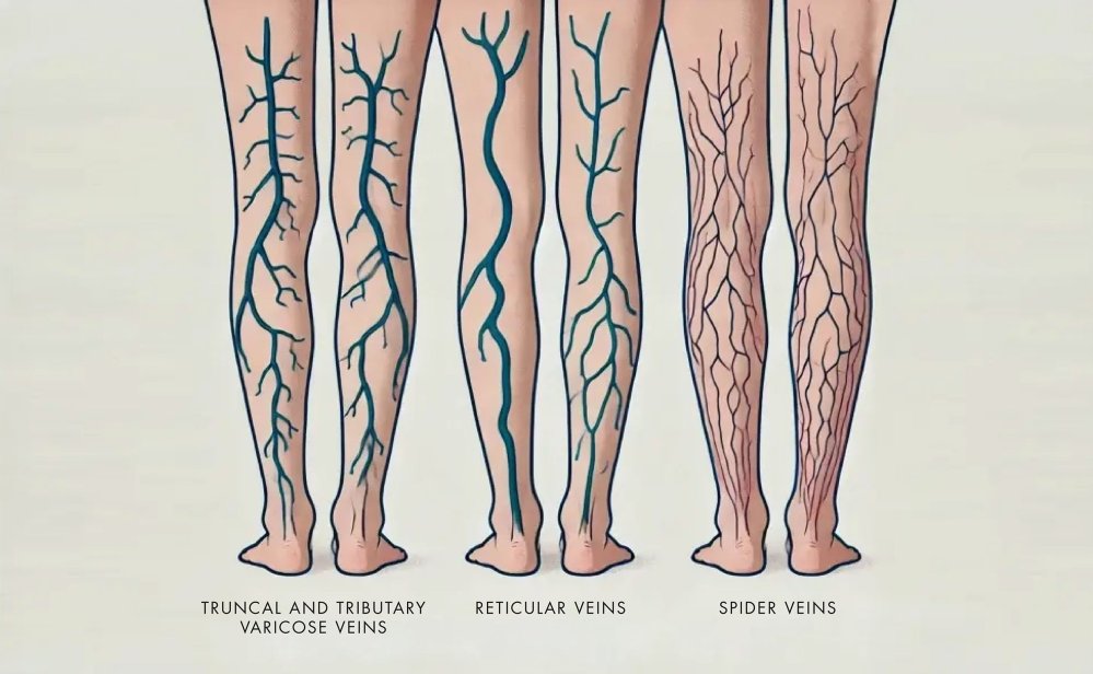 Types of veins