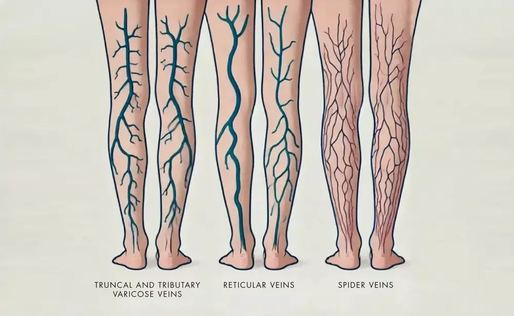 Types of veins